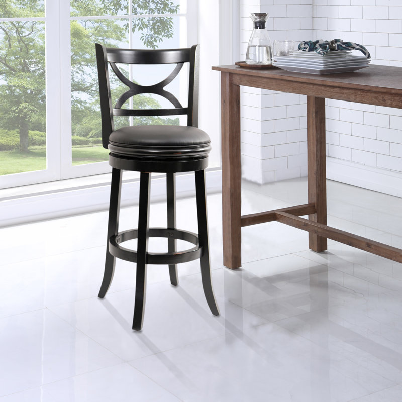 Three Posts™ Adelaida Swivel Bar & Counter Stool & Reviews Wayfair